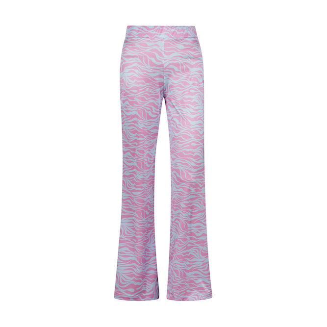 PRINTED TROUSERS FLARE PANT