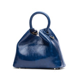 Baozi Vintage Leather Indigo Blue