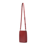 Phone Bag Leather Geranium Red
