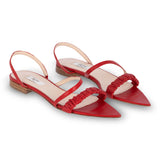 Asymetric Flat Red