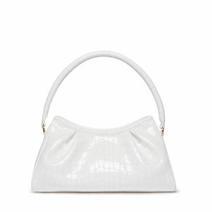 Dimple Croco-Print Pearl White / Delivery in 1 month