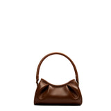 SMALL DIMPLE LEATHER COGNAC